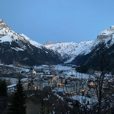 Sunny Design In With Spectacular View On Mount Titlis Шале Энгельберг