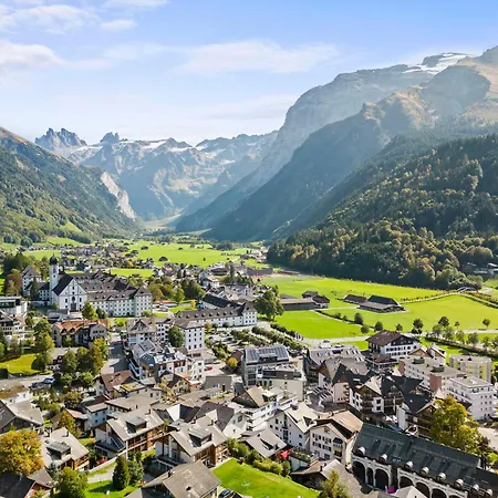 Sunny Design In With Spectacular View On Mount Titlis *