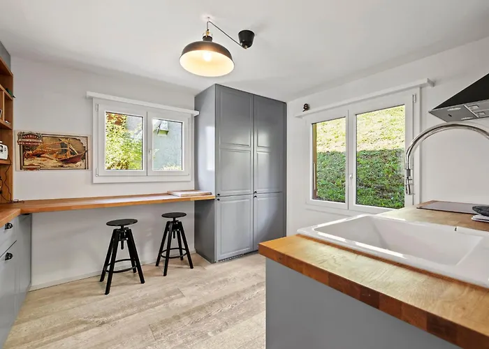 Dağ evi Sunny Design In With Spectacular View On Mount Titlis *