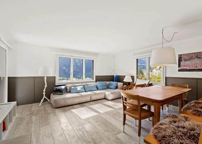 Sunny Design In With Spectacular View On Mount Titlis Engelberg
