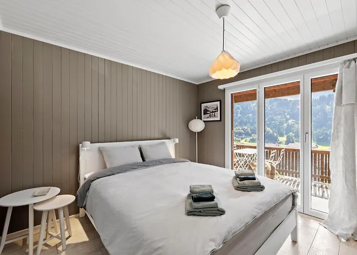 Dağ evi Sunny Design In With Spectacular View On Mount Titlis *