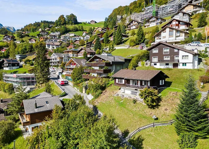 Dağ evi Sunny Design In With Spectacular View On Mount Titlis *