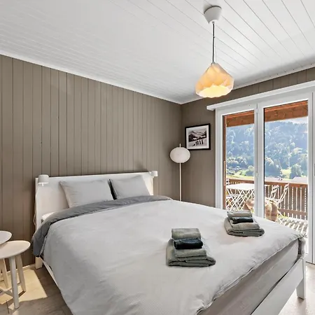 Domek alpejski Sunny Design In With Spectacular View On Mount Titlis *