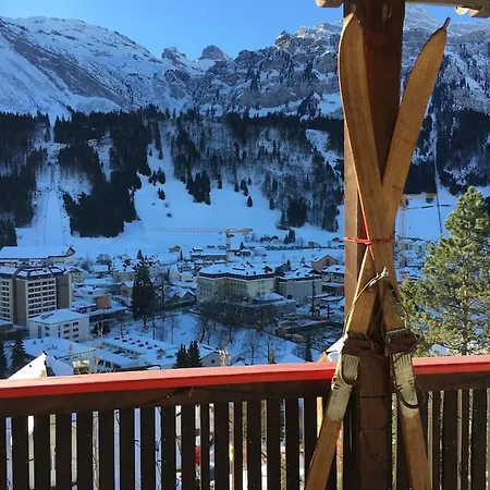 Sunny Design In With Spectacular View On Mount Titlis Енгельберг