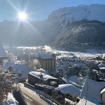 Sunny Design In With Spectacular View On Mount Titlis *