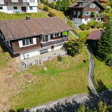 Sunny Design In With Spectacular View On Mount Titlis Шале